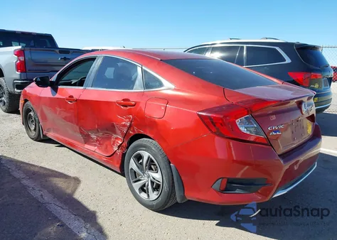 2019 Honda Civic Lx из США, поврежденный, VIN 2HGFC2F6XKH501020